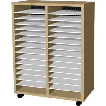 Knihovna D915 regál na sušení výkresů A4