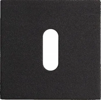 Dveřní kování Vnitřní klika Gamet Čtvercová rozeta, Štít s otvorem pro klíč