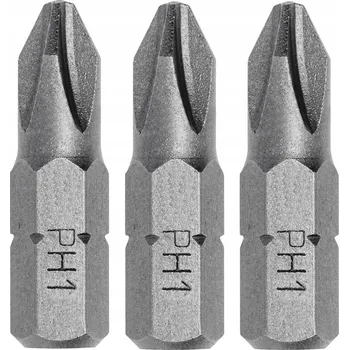 Bit Křížové bity sada PH1 x 25 mm 3 ks