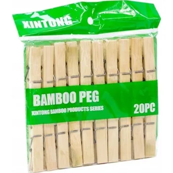 Béžové dřevěné Kolíčky 20 ks