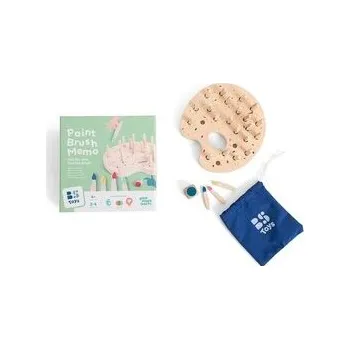 Dřevěná hračka Zestaw artystyczny z prasą do suszenia roślin