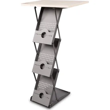 MH Technic s.r.o. Concord skládací stolek / stojan na brožury A4, pevný kufr