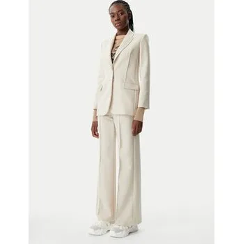 Patrizia Pepe Kalhoty z materiálu 8P0709/A533-B814 Béžová Regular Fit 44