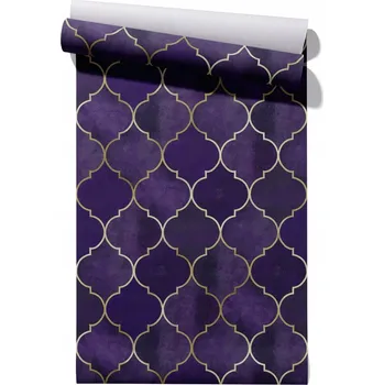 Tapeta Vliesová tapeta Marocká Fialová, tapeta v roli 50 cm x 6,1 m