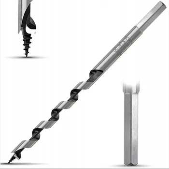 Vrták VRTÁK DO DŘEVA 8x150mm ŠROUBOVITÝ SPIRÁLOVÝ
