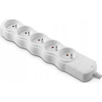 Elektrická zásuvka Zásuvka, Podlahová elektroinstalační krabice Plast-Rol bílá