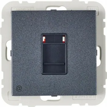 Elektrická zásuvka Internetová zásuvka nástěnná Efapel šedá