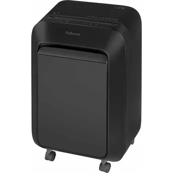 Skartovačka FELLOWES skartovač LX 210/ křížový řez 4x12mm/ objem koše 23 l/ stupeň utajení P-4 (důvěrné)/ černý