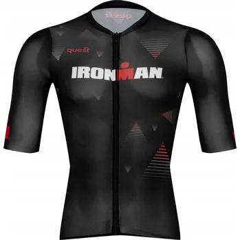 cyklistický dres Pánský cyklistický dres Quest Race Line France Iron Man black M
