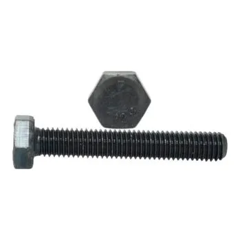 Šroub Šrouby M16x30 s šestihrannou hlavou, tvrdost 12.9, černé, DIN 933, 2 ks
