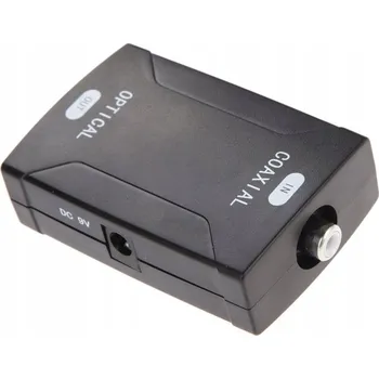 Video redukce Převodník SPDIF digitální koaxiální na Toslink + USB