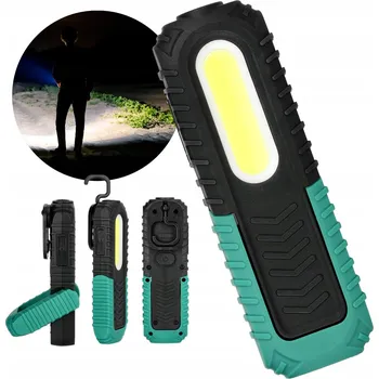 Svítilna LED svítilna 5W VÍCEÚČELOVÁ kapesní lampa STUDENÁ BÍLÁ USB-C