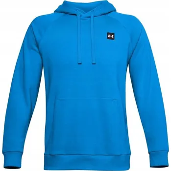 Pánská mikina MIKINA UNDER ARMOUR RIVAL FLEECE HOODIE PÁNSKÁ MODRÁ L