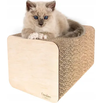 Nízké škrabadlo Vlna, škrabací podložky Creative Pets do 60 cm