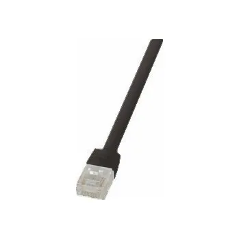 Síťový kabel LogiLink Patchcord U/UTP, Cat6, 10m, černý (CF2093U)