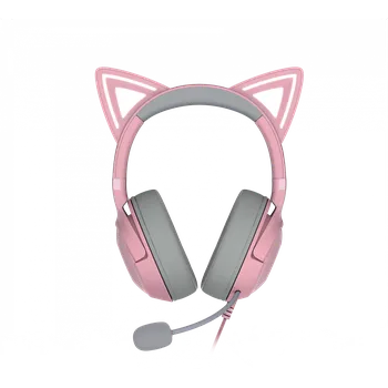 Sluchátka Razer Kraken Kitty V2 Quartz Ed. - růžová