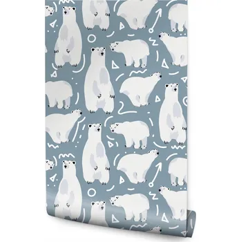 Tapeta Tapeta na zeď pro děti – Lední medvědi