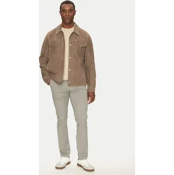 Pánská casual bunda JOOP! Jeans Kožená bunda 15 Georg 80000766 Béžová Regular Fit 58