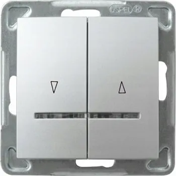 vypínač Žaluziový vypínač Klasik, Podomítkový Ospel odstíny šedé ŁP-7YBS/m/18