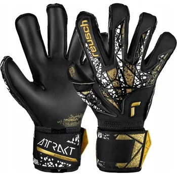 Brankářské rukavice Brankářské rukavice Reusch Attrakt Gold X Evolution Cut s ochranou prstů, velikost 8.5