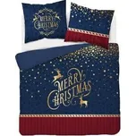 Bavlněné povlečení Vánoční motiv rozměr 160x200 WZ 4264A Detex