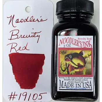 Noodler's rychleschnoucí inkoust 90 ml, Brevity Red
