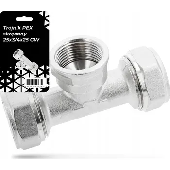 rozdělovač topení T-rozdělovač PEX ALUPEX Šroubovací pro Topení 25x3/4''
