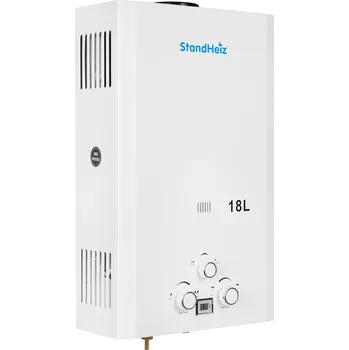 Bojler OHŘÍVAČ VODY PRŮTOKOVÝ PLYNOVÝ BOJLER LPG 18L 36KW StandHeiz