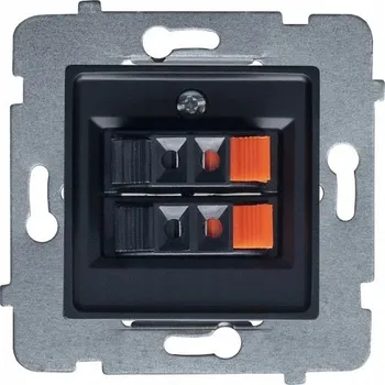 Elektrická zásuvka Zásuvka do zdi Polmark černá