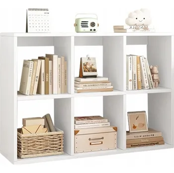 Knihovna Regál Rebiko 100 cm x 67 cm x 30 cm bílý