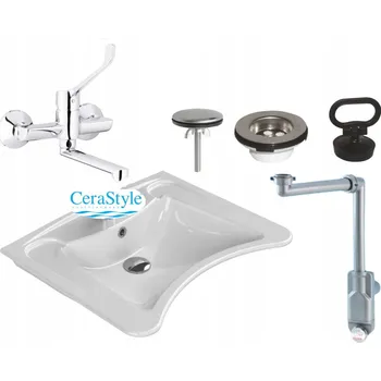 Umyvadlo Závěsná umyvadlo obdélníkové CeraStyle bílé