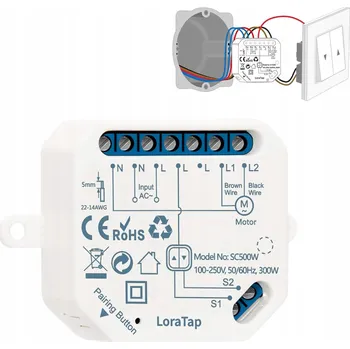 vypínač WiFi Chytrý instalační spínač Reléový modul