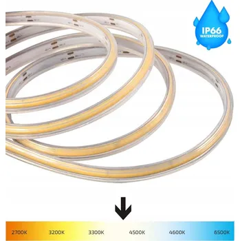 LED páska COB pásek voděodolný IP66 světelná linka 24V 8W BN