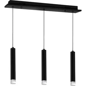 Žárovka LED Lustr na lanku CARBON 3xLED/15W/230V