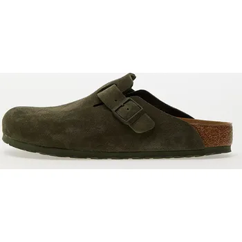 Pánská obuv Tenisky Birkenstock Boston Velvet Leather Thyme EUR 42