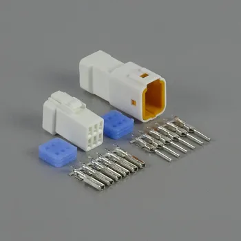 Elektrická zásuvka Sada vodotěsného konektoru 0.9 mm, 6 pólů