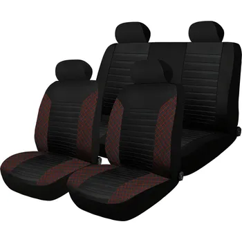 Potah sedadla S4Car Autopotahy STYLE černé s červenou nití