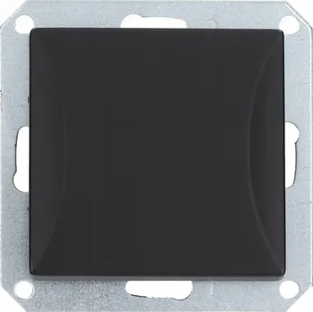 vypínač Jednopólový vypínač pod omítku Timex-Elektro černý WP-1/m Op CZ/MAT