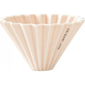 Kávovar ORIGAMI DRIPPER PORCELÁNOVÝ KÁVOVAR S MATNĚ RŮŽOVÝ