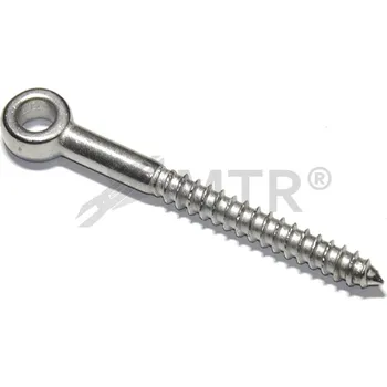 Vrut MTR Oko s vrutem DIN 444 nerezové A2 Varianta: Oko s vrutem DIN 444 nerezové 6,0x60mm nerez A2