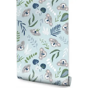 Tapeta Tapeta pro děti - Koala a rostlinky /255068678