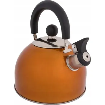 Rychlovarná konvice Cestovní konvice ocelová DELUXE 2L oranžová