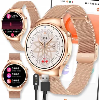 Hodinky CHYTRÉ HODINKY DÁMSKÉ HODINKY MENU PL HOVORY AMOLED OZNÁMENÍ SPORT