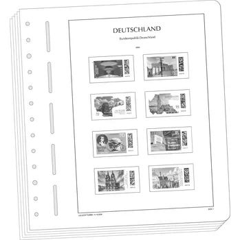 Obal pro sběratelský předmět Leuchtturm Německo Předtištěné listy: nezasklené, Ročník: 2023