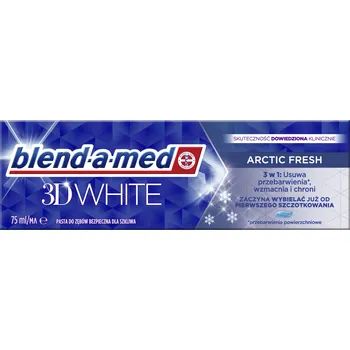 Dentální hygiena Blend-a-med 3D White Arctic Fresh zubní pasta bělící, 75 ml