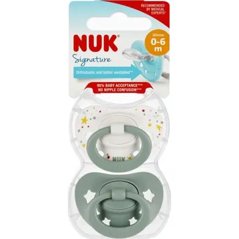 dudlíky Anatomický silikonový Dudlík NUK 0+