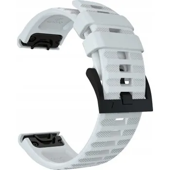 Řemínek na hodinky Řemínek Garmin Fenix 5 / 5 Plus / 6 / 6 PRO pro Garmin 22mm, bílý