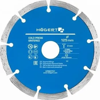 Brusný kotouč Diamantový kotouč 125