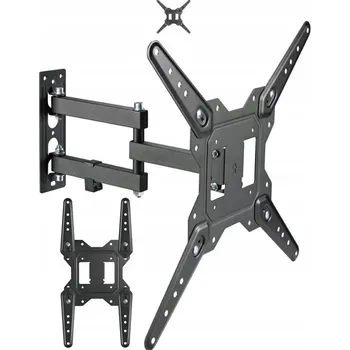 Televizní držák OTOČNÝ DRŽÁK NA TELEVIZI 32 PALCŮ KRUGER&MATZ HÁK ZÁVĚS UPEVNĚNÍ