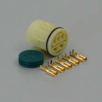 Elektrická zásuvka Sada vodotěsného konektoru 6.3 mm, Lance, 5 pólů - zásuvka (samice)